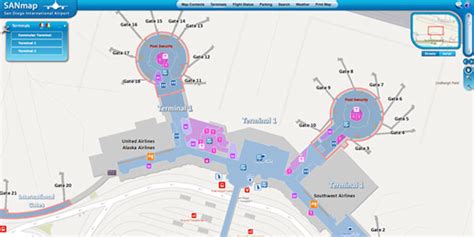 29 San Diego Airport Map Terminal - Maps Online For You