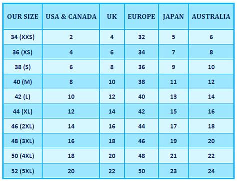 21 Images Mens To Womens Clothing Size Conversion Chart Shirt