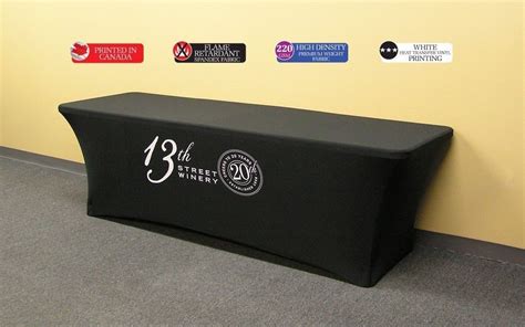 Custom Premium Table Cover With Multiple Printable Sides Including Your ...