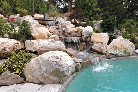 Natural Stone Waterfalls by Triad Associates