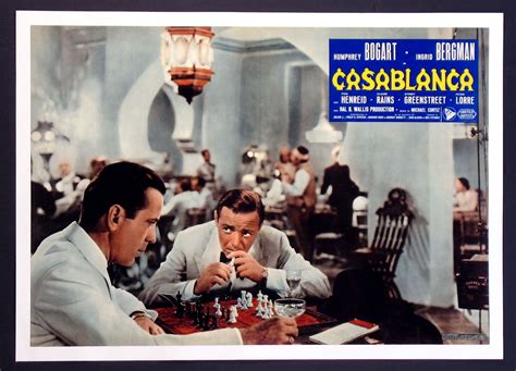 CASABLANCA Movie Poster (R-1961) | Casablanca, Casablanca 1942 ...