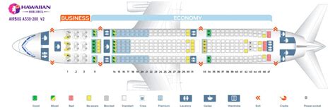 Hawaiian Airlines Airbus A332 Seating Chart - My Bios