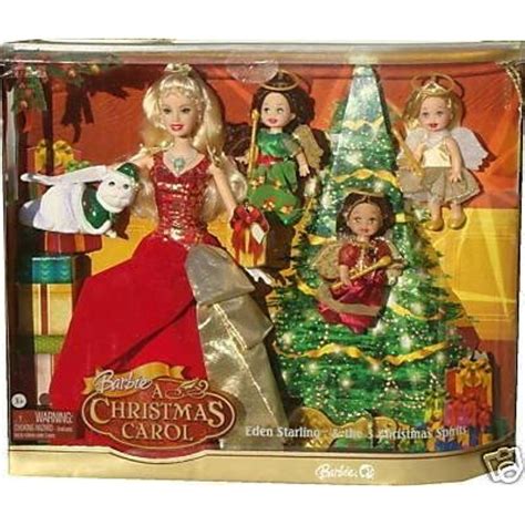 Barbie A Christmas Carol Eden Starling #DollsAccessories | Christmas barbie, Holiday barbie ...