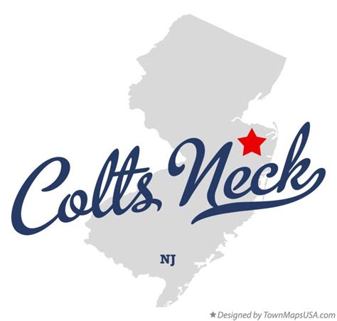 Map of Colts Neck, NJ, New Jersey