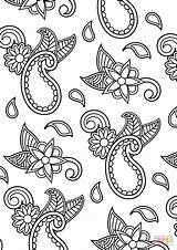 Paisley Pattern coloring page  Free Printable Coloring Pages sketch template