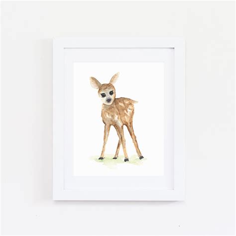 WOODLAND NURSERY 3PK WATERCOLOR PRINTS – Made by Deborah