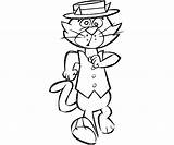 Top Cat Coloring Page  Nation sketch template