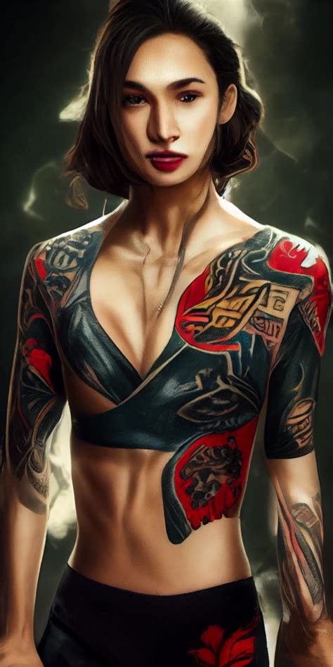 gal gadot as yakuza, body full of tattoos | Midjourney | OpenArt