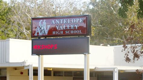 Former student who threatened attack on Antelope Valley High School ...