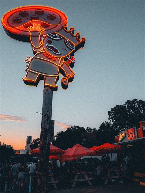 Neon Pizza Sign · Free Stock Photo