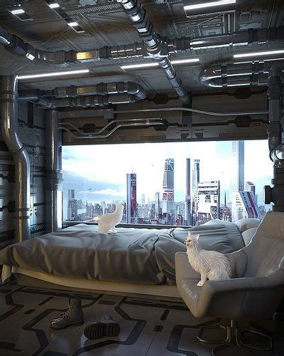 Futuristic apartment 3D model | CGTrader