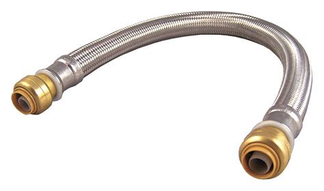 SHARKBITE Flexible Hose Connector, ID x L - 31LC76|U3008FLEX18LF - Grainger