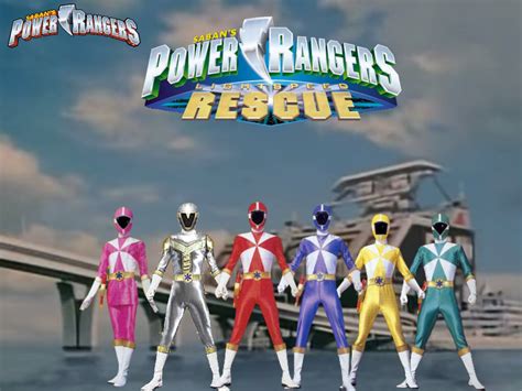 Power Rangers Lightspeed Rescue w/ Bay Background by ThePeoplesLima on ...