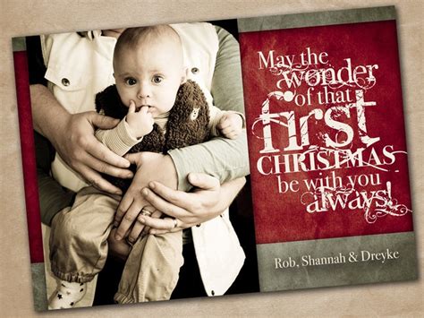 Baby's First Christmas -- love the wording for Christmas cards :) | First christmas photos ...