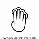 4 Finger Coloring Pages For Kids  Free To sketch template