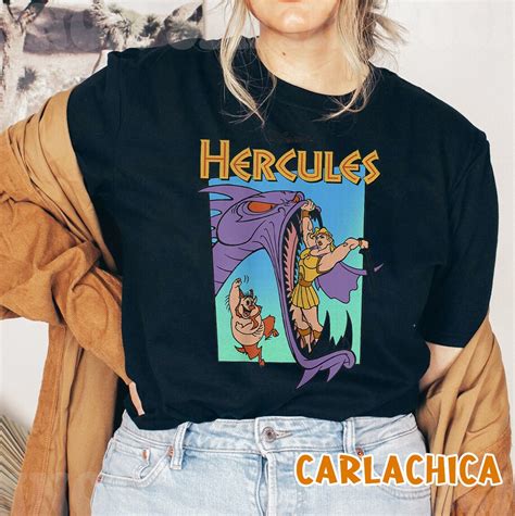 Disney Hercules Hydra Battle Retro Hercules Hercules Disney Unisex T-Shirt