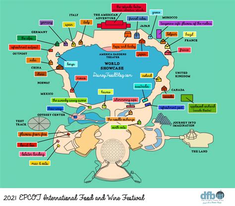 Get Your FREE, DFB Exclusive 2021 EPCOT Food & Wine Festival Printable Map Here! - Disney by Mark