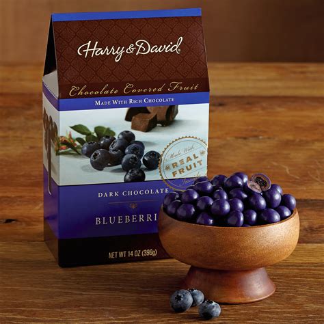 Dark Chocolate-Covered Blueberries | Chocolate Candy | Harry & David