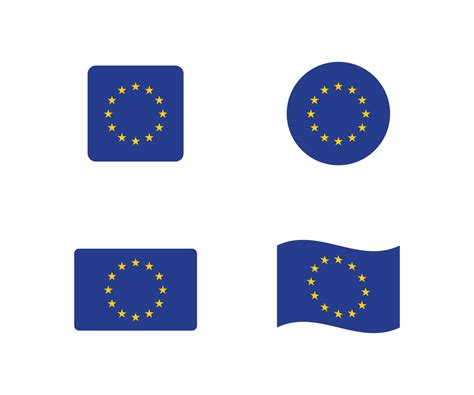 Set of vector European Union flag. European Union flag button. European flag icon 25787135 ...