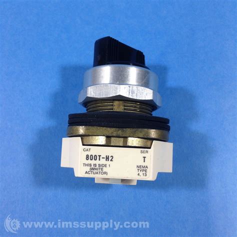 Allen Bradley 800T-H2 Selector Switch, 2-Position, Maintained - IMS Supply