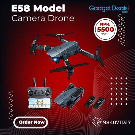 Eachine E58 2MP HD Wifi Drone Camera With Bag - Gadget Deals Nepal