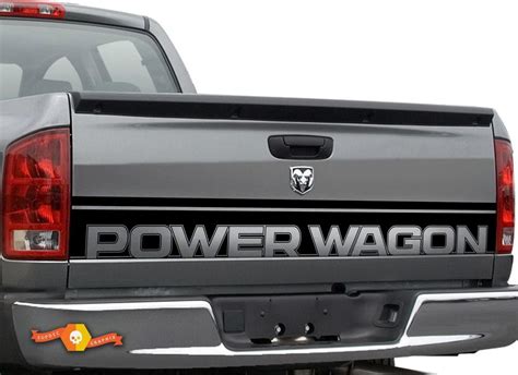 Dodge Ram 1500 Power Wagon Truck Tailgate Accent Vinyl Graphics stripe decal-1 | Camionetas ...