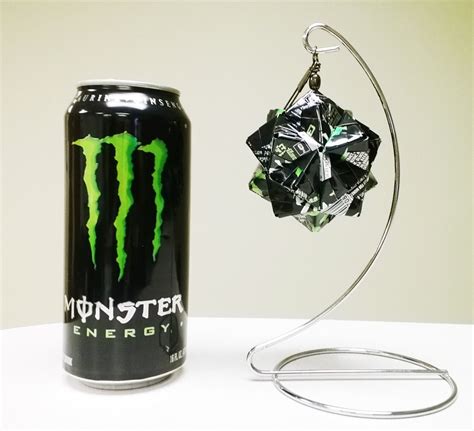 Monster Energy Drink Ornament // Origami Christmas Ornament // | Etsy