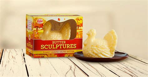 You Can Now Get a Turkey Shaped Butter Sculpture For Your Thanksgiving Table