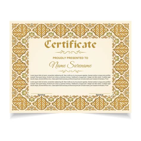 Certificate or diploma design 20821025 Vector Art at Vecteezy