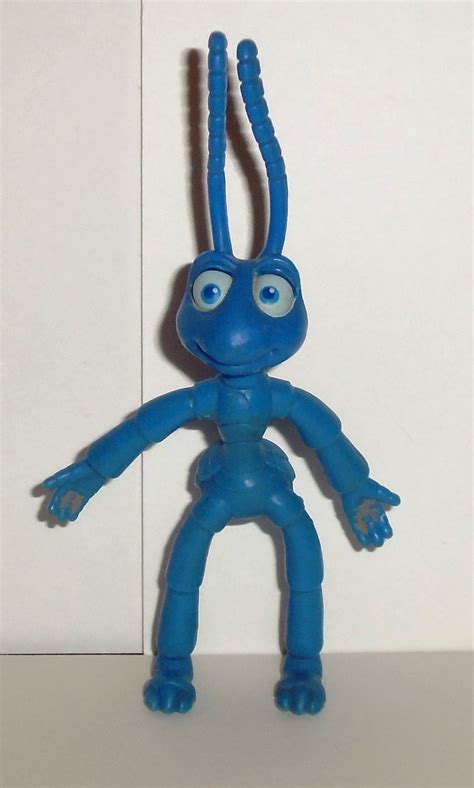 Mattel 1998 Disney's A Bug's Life Flik Bendable Action Figure Loose Used