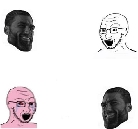 Chad and Wojak argue Memes - Imgflip