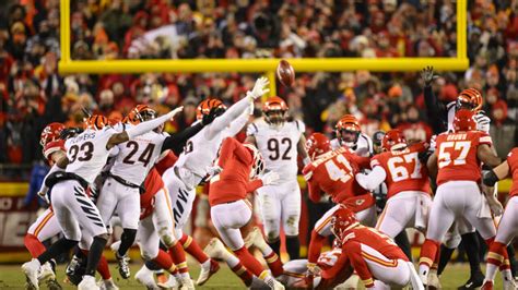 Chiefs top Bengals on last-second kick to win AFC title game