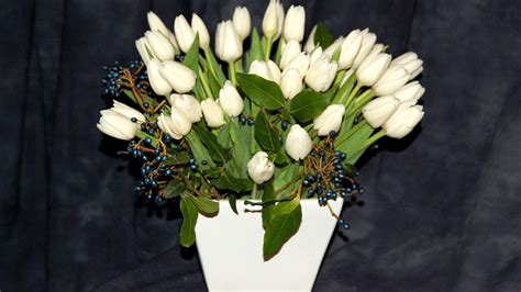 1920x1080 Resolution tulips, white, flowers 1080P Laptop Full HD Wallpaper - Wallpapers Den