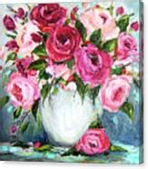 Roses in Vase Painting by Jennifer Beaudet-Zondervan - Fine Art America
