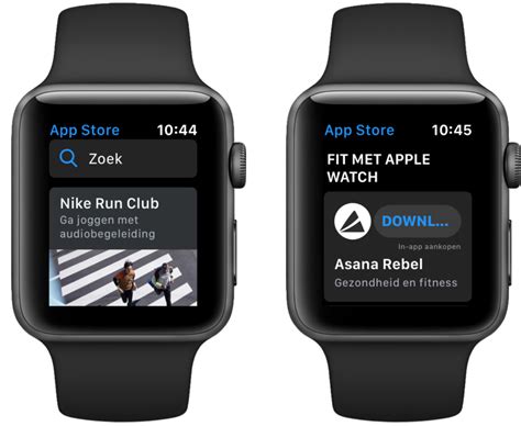 App Store op de Apple Watch: nieuwe apps ontdekken en downloaden