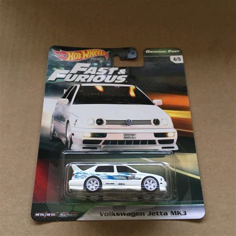 Hot wheels Fast and Furious Premium Original Fast VW Volkswagen Jetta MK3 White, Hobbies & Toys ...