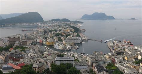 Free stock photo of alesund, fjord, harbour