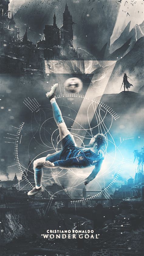 Cristiano Ronaldo - Wallpaper/Bicycle Kick. by DanialGFX on DeviantArt