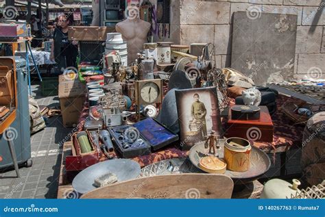 The Old Jaffa Flea Market (Shuk Hapishpishim) at Tel Aviv Editorial ...