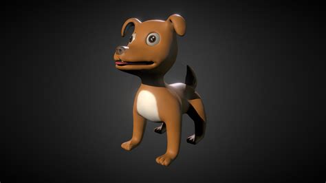 Cartoon Dog - 3D model by 3DGalaxy.net (@3dsmartphone) [220ceb0 ...