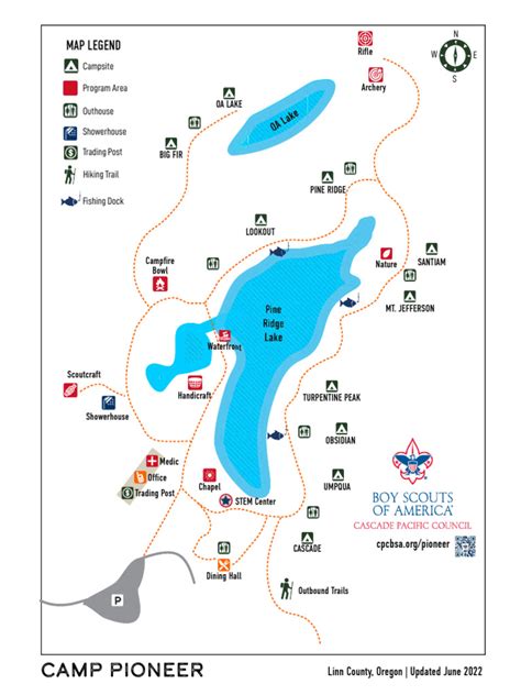 Camp Pioneer Trail Map | PDF