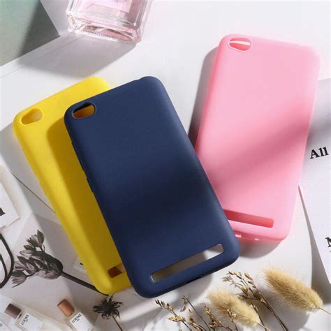 Buy For Xiaomi Redmi 5A Case Candy Color Soft Cover Coque For Xiaomi ...