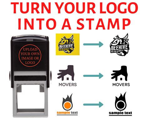 Logo Stamp Business Logo Stamp Custom Rubber Stamps, Business Logo ...