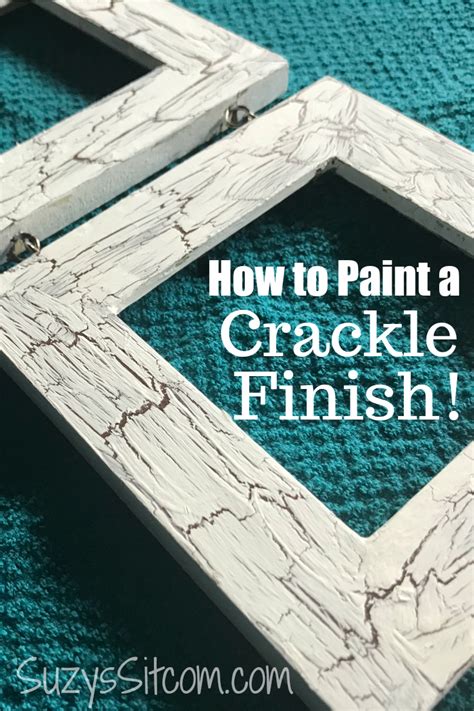 How to paint a crackle finish in three easy steps