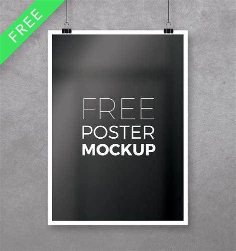 Free Poster Mockup | PSD :: Behance