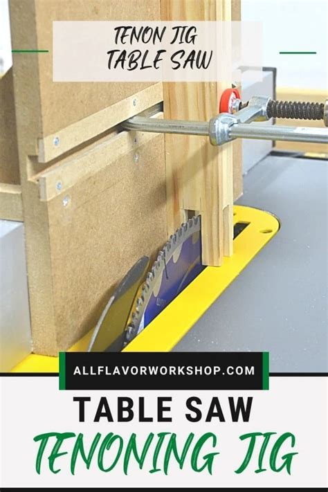 DIY Tenon Jig for Table Saw (Step by Step with Pictures) | AllFlavor ...