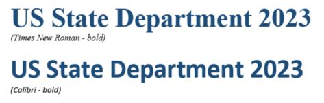 Why the US government is switching to Calibri font - Office Watch