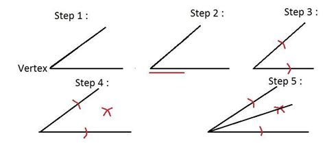 Perpendicular Bisector Construction Steps