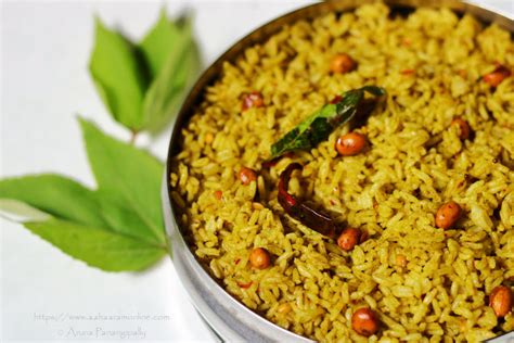 Gongura Pulihora | Gongura Annam | Andhra Roselle Leaves Rice