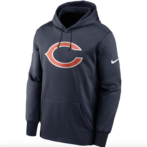 Men's Chicago Bears Nike Navy Fan Gear Primary Logo Therma Performance